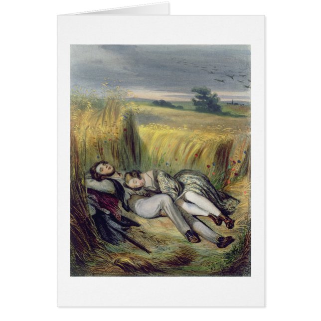 Deux amants se situant dans un champ de maïs (Devant)
