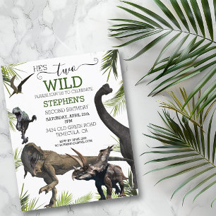 Deux Anniversaire de Raptor Tyrannosaurus Dinosaur