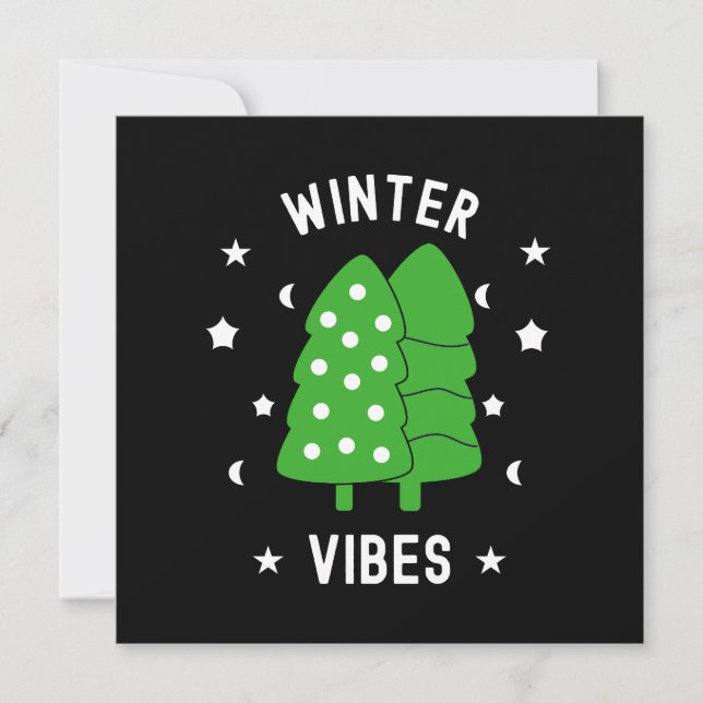 Deux arbres Vibes hivernales (Devant)