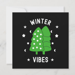 Deux arbres Vibes hivernales