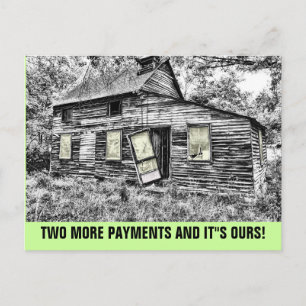 Deux autres paiements et c'est à nous, cartes post