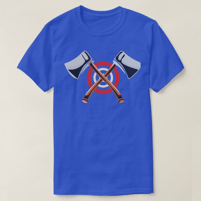 Deux axes et un Bullseye Classic TShirt (Design devant)
