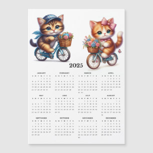 Deux beaux chats équitation bicyclettes 2025 Magne