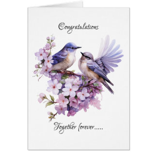 Deux Bluebirds Love Mariage