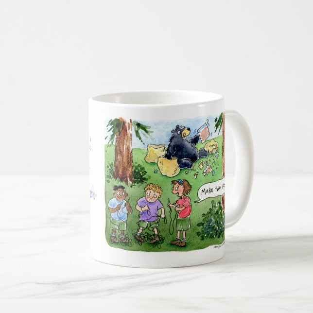"Deux boucles" Mug des femmes Ranger de Philmont (Devant droit)
