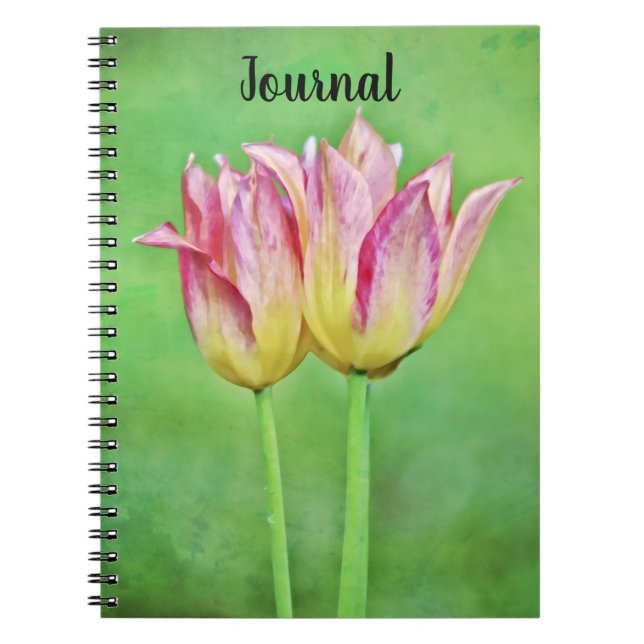 Deux Carnet du Journal des Tulipes Artsy (Devant)
