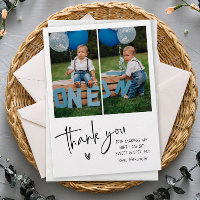 Deux cartes d'anniversaire pour enfants avec photo