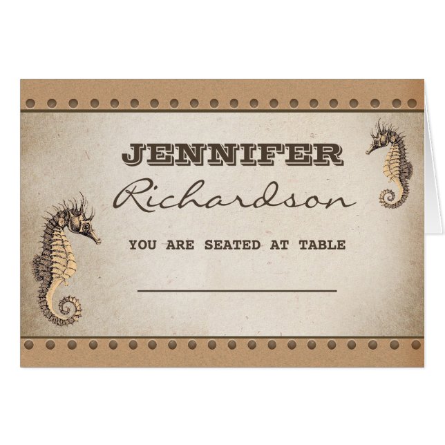 deux cartes de mariage nautique (Devant Horizontal)