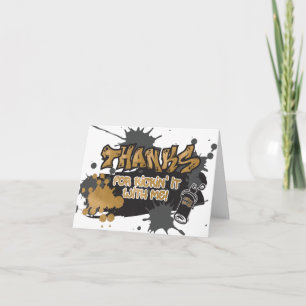 Deux cartes de remerciement Legit to Quit