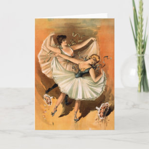Deux cartes de voeux Ballerinas