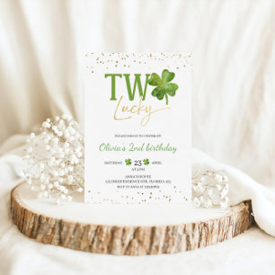 Deux Chanceux Invitation Anniversaire, Saint-Patri