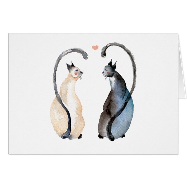 Deux chats amoureux (Devant horizontal)
