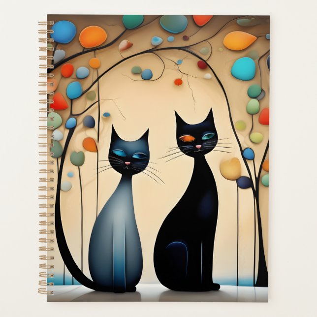 Deux chats de charme (Devant)
