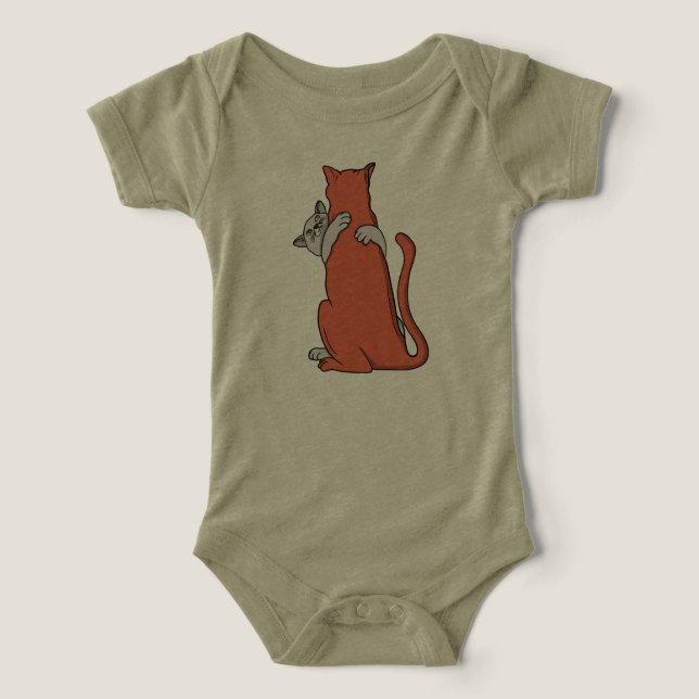 Deux chats s'unissent en amitié (Design Recto)