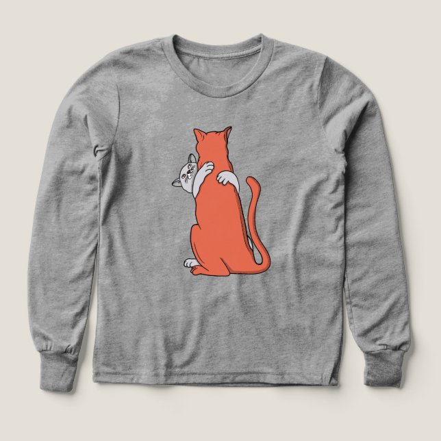 Deux chats s'unissent en amitié (Motif recto)
