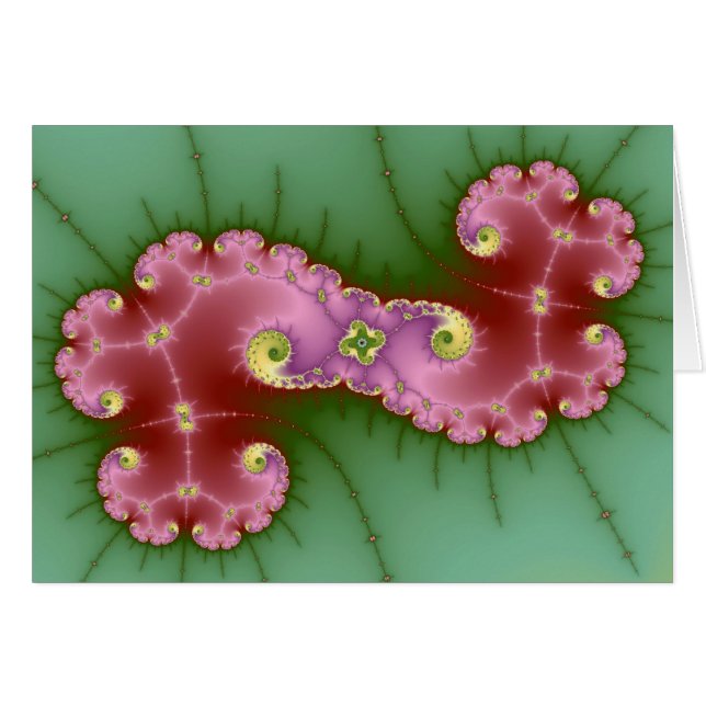 Deux chaussures - Carte Fractale (Devant horizontal)