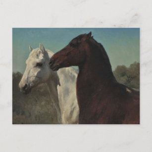 Deux chevaux par Rosa Bonheur Carte postale