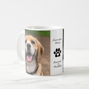 Deux Chiens Photo Pet Names Love Mom Coffee Mug
