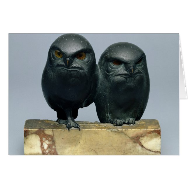 Deux Chouettes, 1903-04 (Devant horizontal)
