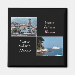 deux clichés de puerto vallarta magnet