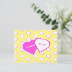 Deux cœurs comme un seul Carte de la Saint-Valenti