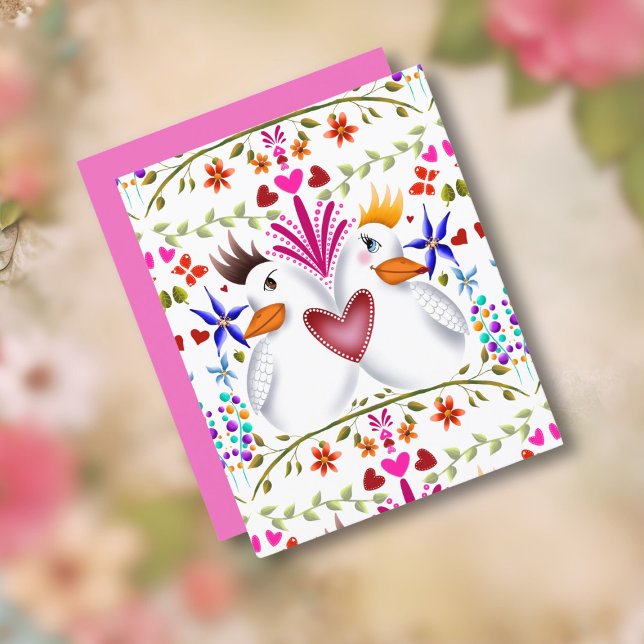 Deux coeurs inséparables fleurs Valentines (Créateur téléchargé)