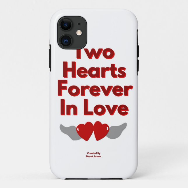 Deux coeurs toujours amoureux Coque Apple iPhone 5 (Dos)