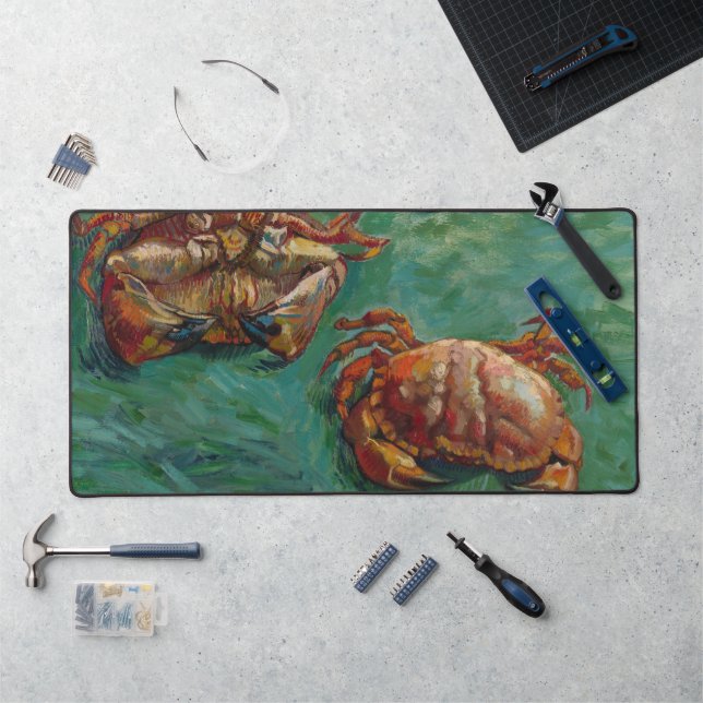 Deux crabes par Vincent van Gogh Affiche (Poste de travail)