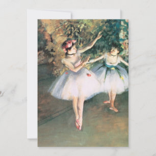 Deux danseuses sur une scène par Edgar Degas, Art 