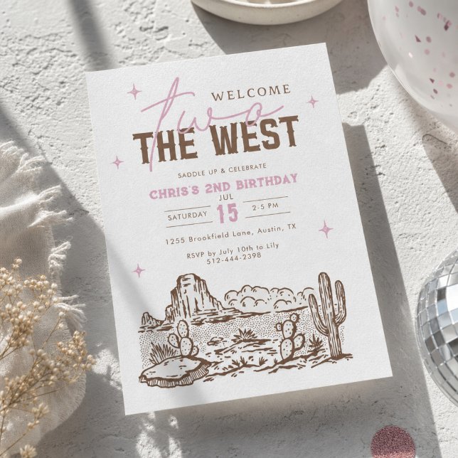 Deux de l'Ouest Invitation pour le 2ème Anniversai (Créateur téléchargé)