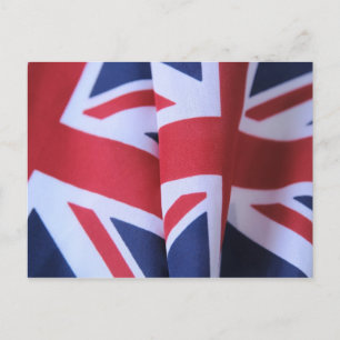 deux drapeaux britanniques carte postale