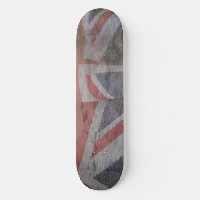 deux drapeaux britanniques skateboard grunge 8-1/2 (Recto)