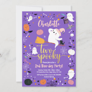 Deux Éffrayantes Fille 2e fête d'Halloween