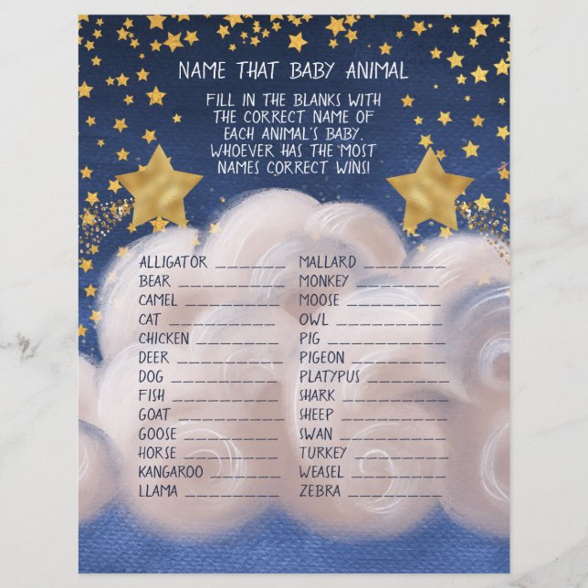 Deux En Un Bébé Animal & Baby Nom Race Jeux (Devant)