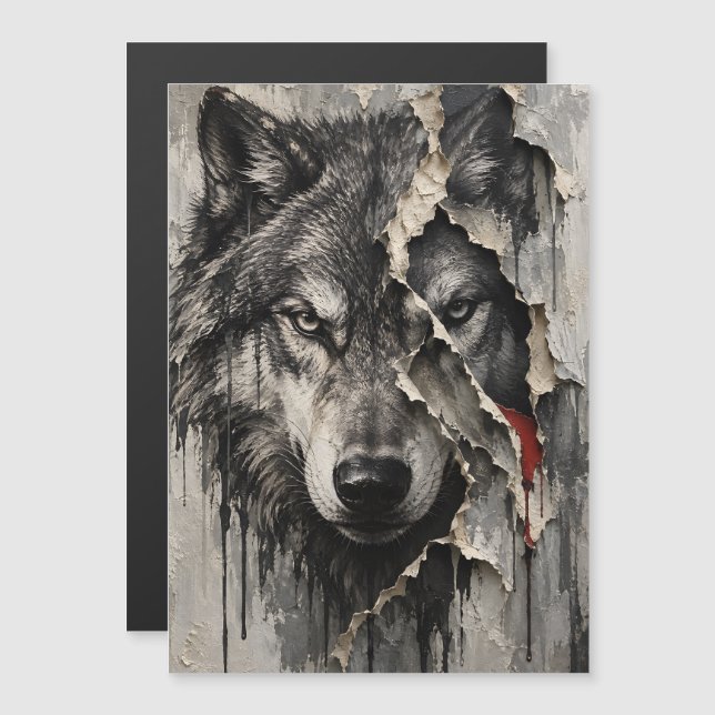 Deux Faces du Même Loup (Devant / Derrière)