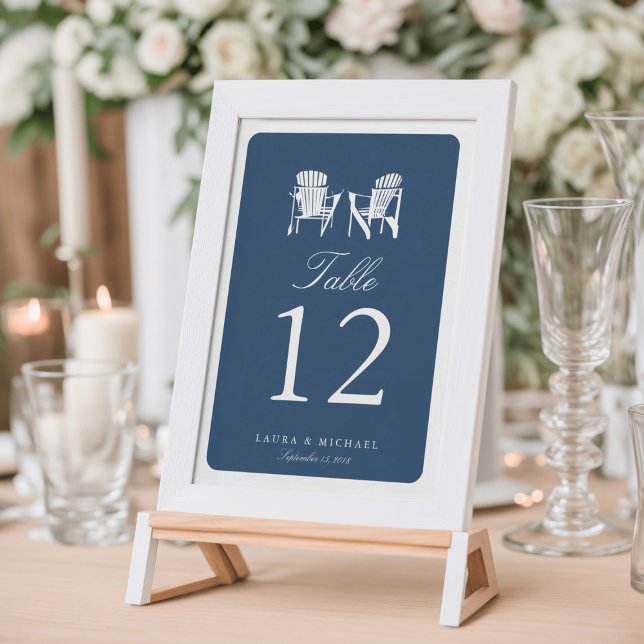 Deux Fauteuils Adirondack | Numéro de Table (Créateur téléchargé)