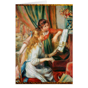 Deux filles au piano par Renoir