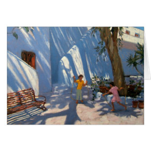 Deux filles sautant Mykonos