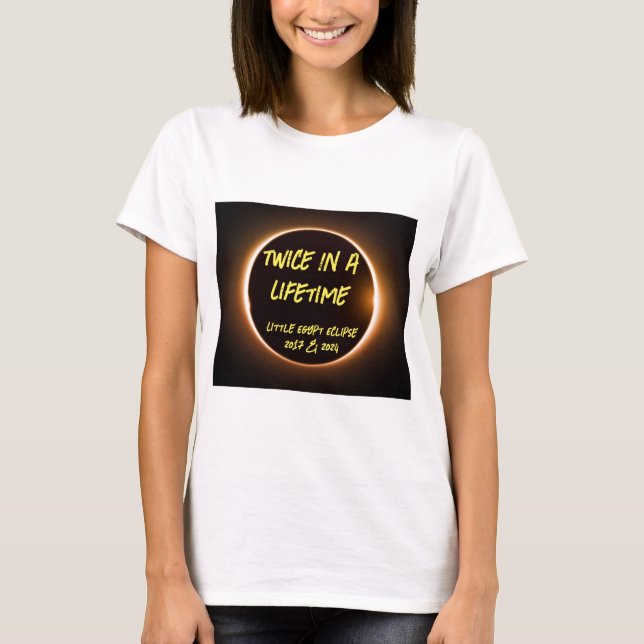 Deux Fois Dans Un Tshirt Eclipse À Vie (Devant)