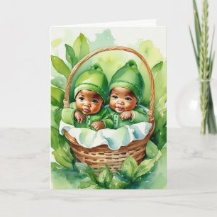 Deux fois la joie, deux fois l'amour ! Faire-part 