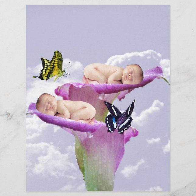 Deux fois plus de joie avec l'invitation à la fête (Devant)