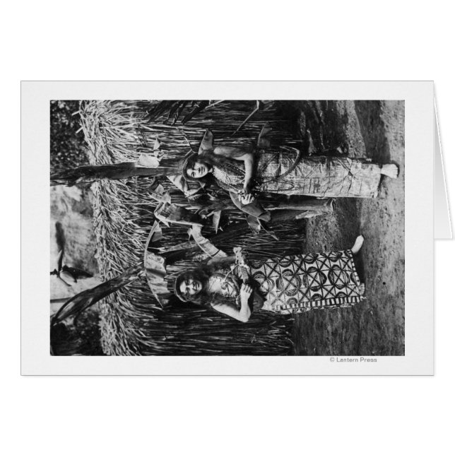 Deux Hawaiiennes avec Ukalees Photo (Devant horizontal)