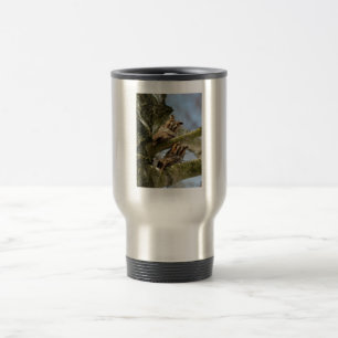 Deux hiboux dans les bois, oiseaux, faune Tasse de