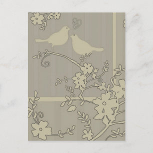 Deux Inséparables ~ Carte postale