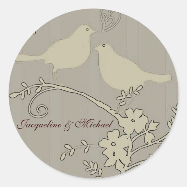 Deux Inséparables ~ Stickers (Devant)