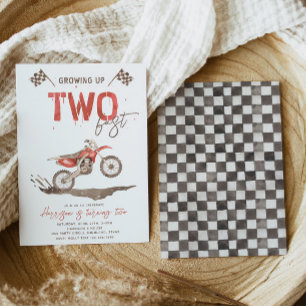 Deux Invitation d'anniversaire rapide   Deux parti