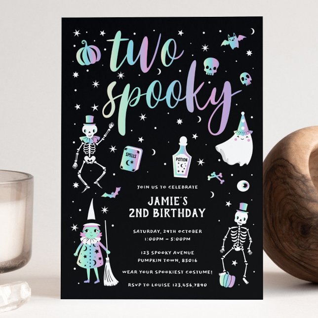 Deux Invitation Éffrayante Halloween (Créateur téléchargé)