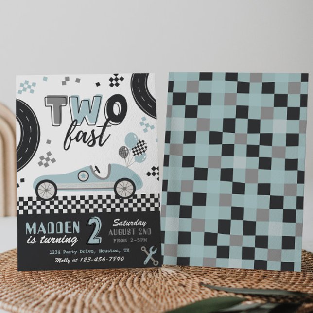 DEUX Invitation Rapide | Invitation de course (Créateur téléchargé)