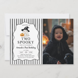 Deux invitations photo d'anniversaire des 2 ans Ha