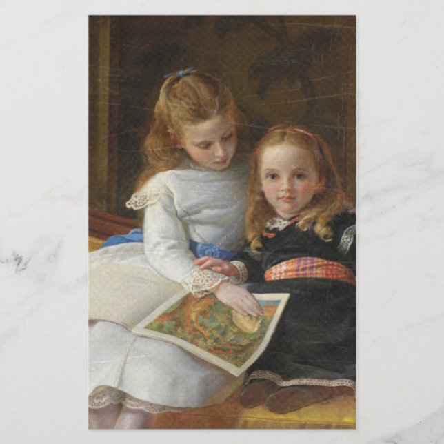 Deux Jeunes Filles Victoriennes En Perte (Devant)